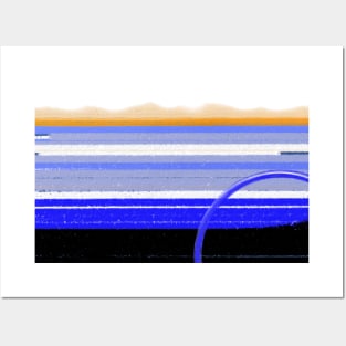 Abstract landscape digital painting Posters and Art